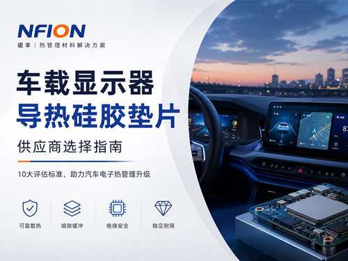车载显示器导热硅胶垫片供应商选择指南:如何找到值得长期合作的热管理伙伴?