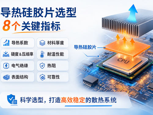 2026年导热硅胶片选型指南：工程师必须了解的8个关键参数
