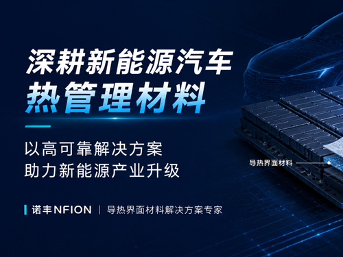 诺丰电子深耕新能源汽车热管理材料领域，以高可靠解决方案助力新能源产业升级