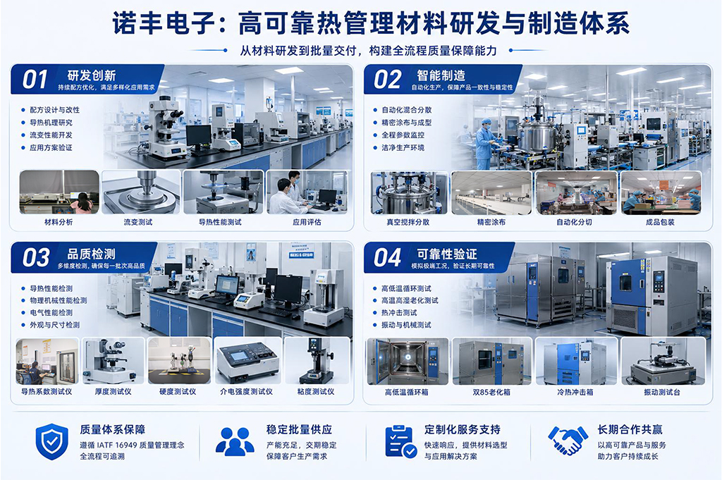 诺丰电子：高可靠热管理材料研发与制造体系