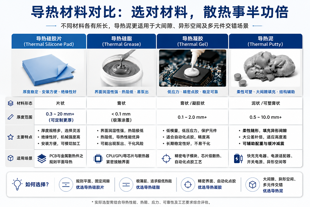 材料对比 材料对比