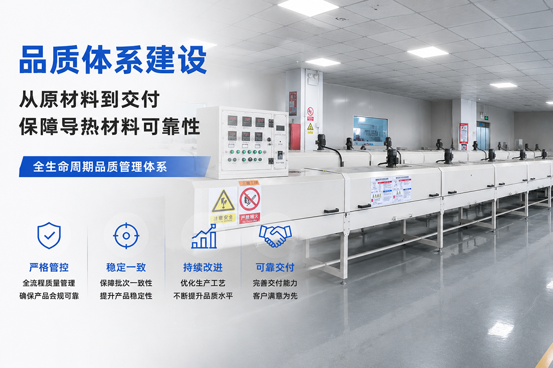 品质体系建设：从原材料到交付保障导热材料可靠性
