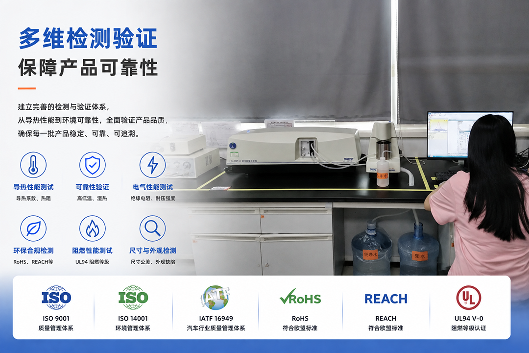 多维检测验证，保障产品可靠性