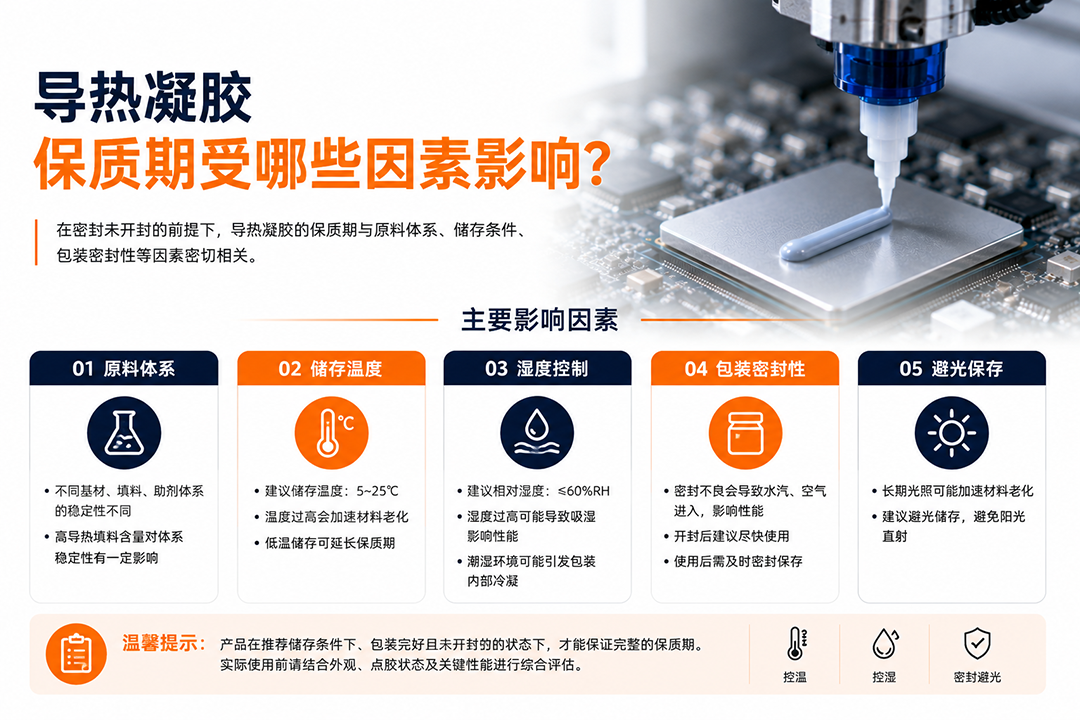 导热凝胶保质期受哪些因素影响？