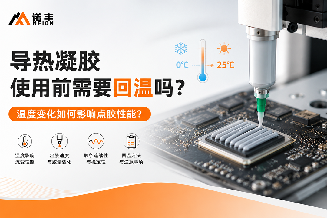 导热凝胶使用前回温及温度对点胶性能的影响 导热凝胶使用前回温及温度对点胶性能的影响