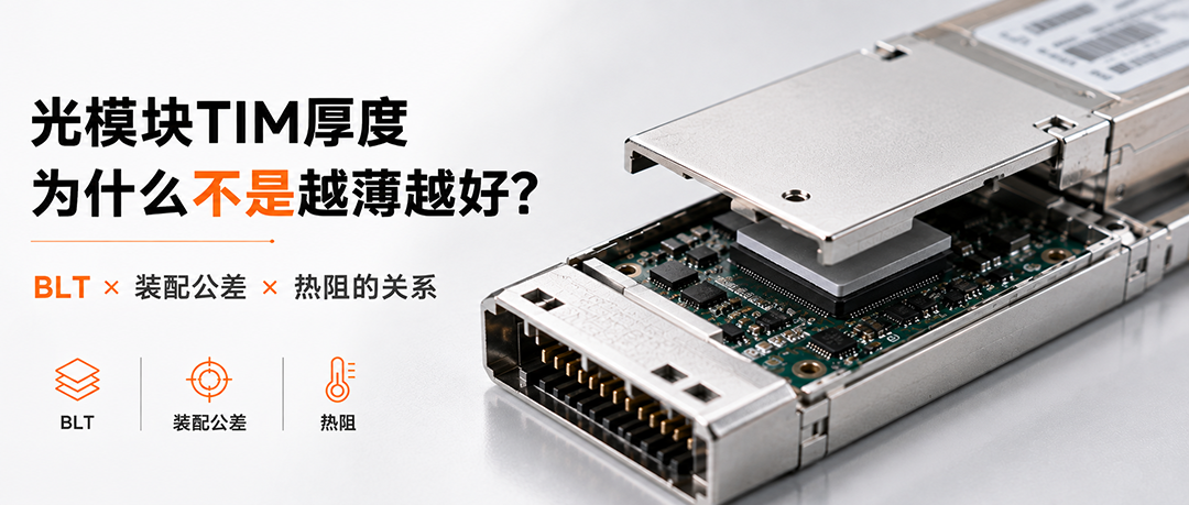 光模块TIM厚度为什么不是越薄越好? 光模块TIM厚度为什么不是越薄越好?